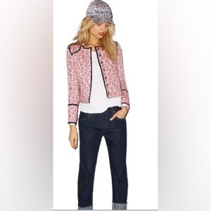 J. Crew Liberty quilted floral printed blazer